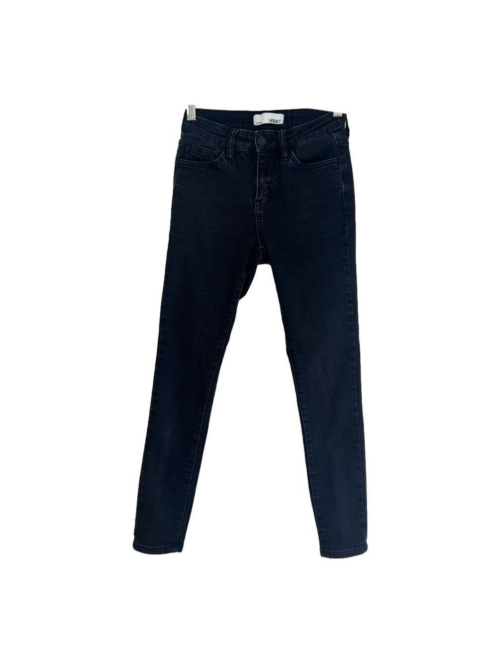 VERVET Black High-Rise Denim Jeans
